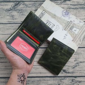 Ví nam da Pullup wax nhiều màu - WS107